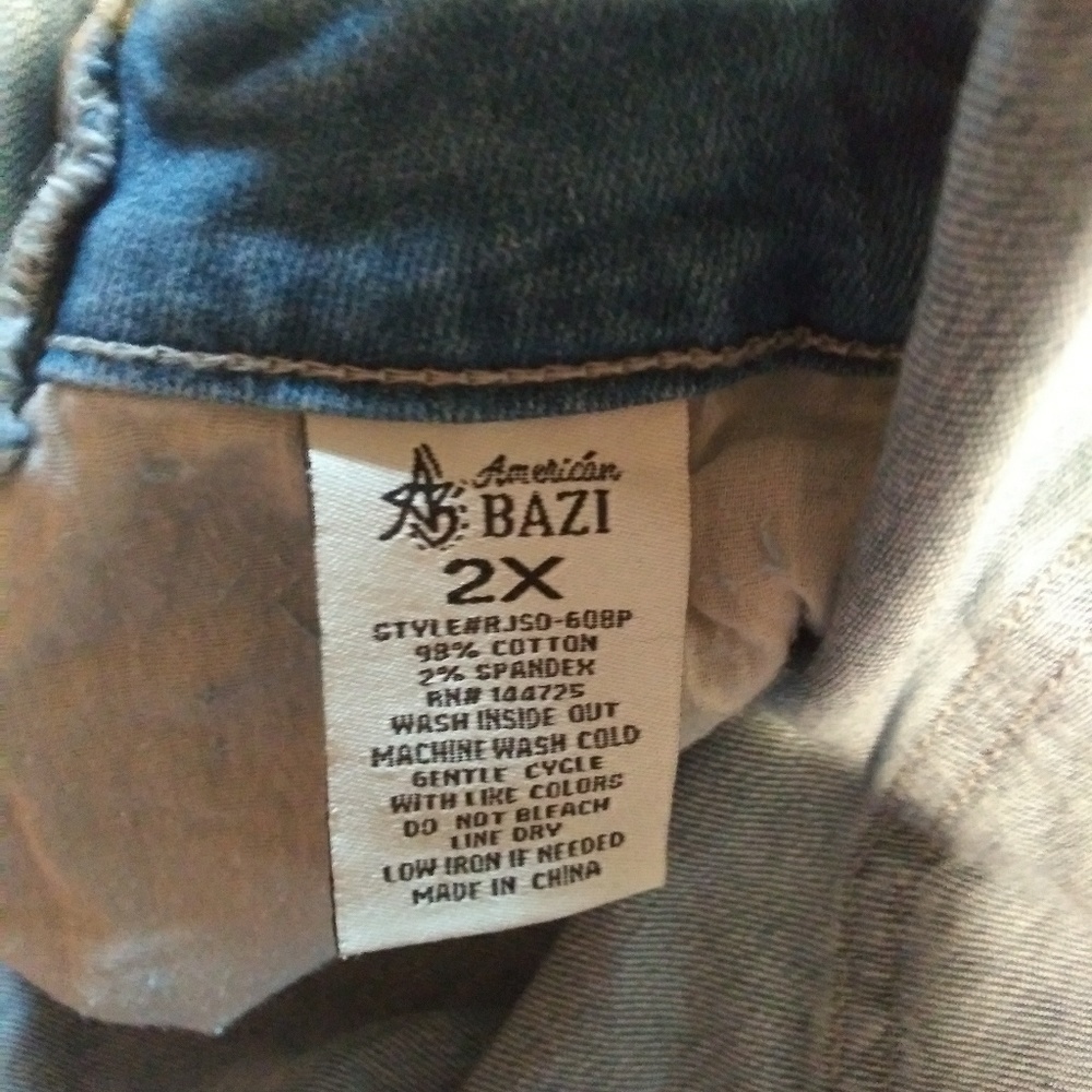 American Bazi light blue short overalls - Picture 7 of 8